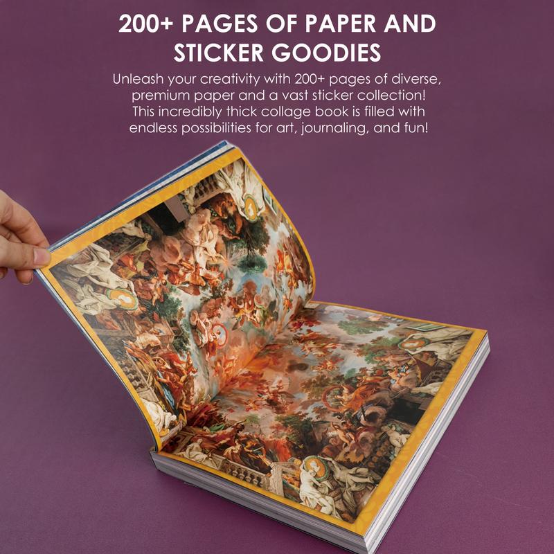 Mystic Realm Tarot Collage Book