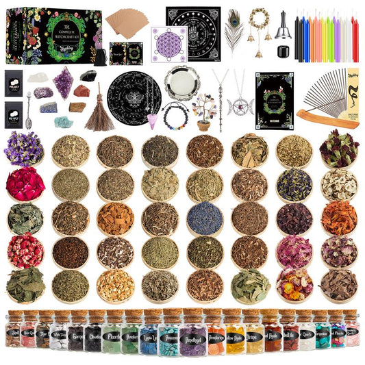 150Pack Witchcraft Supplies Kit