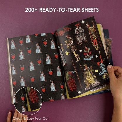 Mystic Realm Tarot Collage Book